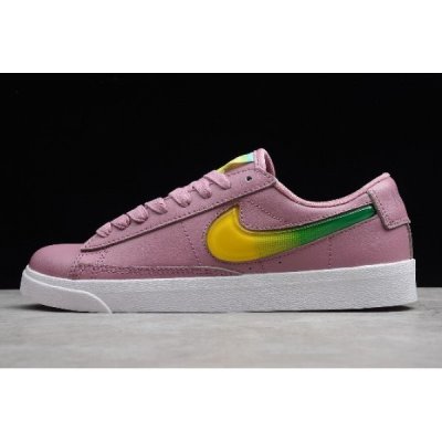 Nike Bayan Blazer Low Lux Premium Pembe / Mor / Mavi / Siyah Kaykay Ayakkabı Türkiye - KYIMHPBM